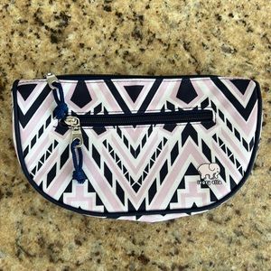 Ivory Ella Hip Fanny Pack by Conair Pink/Blue Diamond Mosaic Elephant
